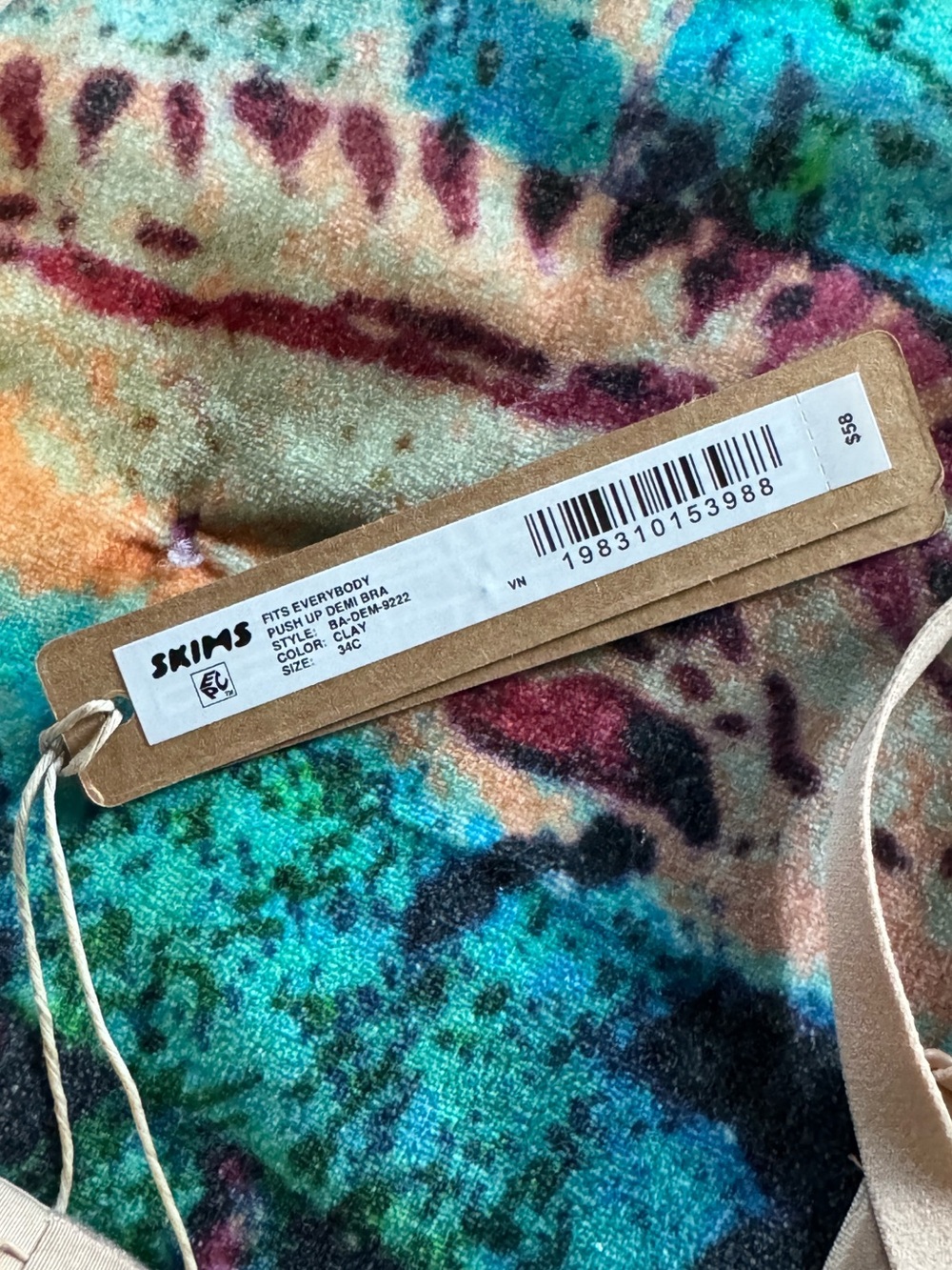 SKIMS Fits Everybody Push-Up Demi Bra — Clay - Picture 4 of 5